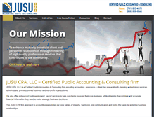 Tablet Screenshot of jusucpa.com
